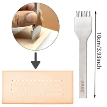 Diamond Hole Punch Tool Set, 3mm 4mm 5mm 6mm White Steel Punch Pliers, 1/2/4/6 Claws, Suitable For Leather Craft DIY