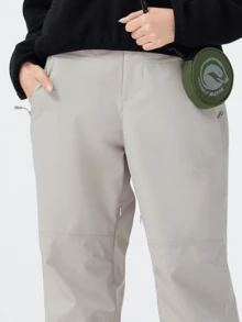 CAMEL CROWN Breathable And Comfortable Women's Three-Proof Softshell Pants, New Outdoor Loose-Fitting Hiking Pants - Ice Grey - View 2