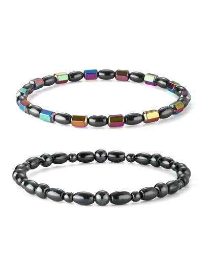 Yanxyad 2pcs Magnetic Therapy Anklets, Unisex, Boost Immunity, Relieve Arthritis And Carpal Tunnel Pain/Magnetic Therapy Slimming Anklets, Promote Blood Circulation