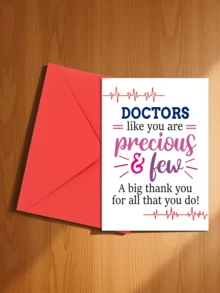1 Set Doctor Cards - Thank You For Everything You Do, Expressing Your Heartfelt Gratitude, 4.1 Inches X 5.9 Inches, With Envelopes, A Unique Gift - Style 1 - View 24