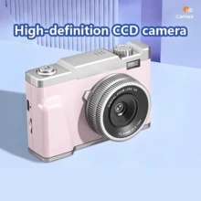 4800万像素4K数码相机，配备8倍光学变焦和自动对焦，翻转屏Vlog相机，支持USB-C充电、SD卡插槽、手动曝光控制，4:3屏幕比例——是内容创作者、博主、旅行者和活动的理想礼物 - 彩色 - 查看 9
