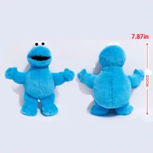 Sesame Street 官方芝麻街毛绒玩具，20厘米艾尔莫、甜饼怪、奥斯卡、大鸟，柔软毛绒玩具，可爱圣诞节和生日礼物 - 彩色 - 查看 7