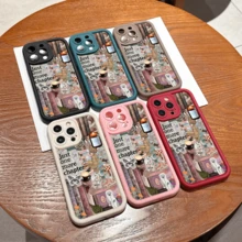 Book Lover Phone Case Compatible With IPhone 17 16 15 14 13 12 And 11 Pro Models Compatible With  A13 A14 A15 A16 A17 Models  A52 A53 A54 Models And  S21 S22 S23 S24 S25 PLUS FE ULTRA Models It's Shockproof Fingerprint-Resistant Slip-Resistant Scratch-Resistant And Easy To Carry It's The Perfect Gift For Family Friends Children Boyfriends Or Girlfriends It's Perfect For Birthdays Christmas Easter Valentine's Day And Other Holidays Suitable For All Occasions - 卡其色 - 查看 4