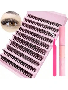 False Eyelashes And Adhesives Kits - Multicolor - View 2