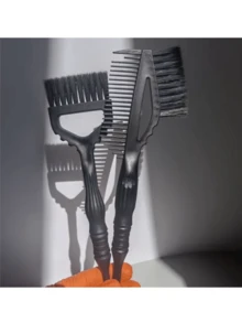 2 szt. czarnych, miękkich, nylonowych pędzli malarskich - Wielokolorowe - Zobacz 1