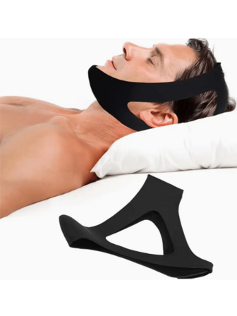 1 pieza Máscara anti ronquidos - Diseño ergonómico ajustable, reduce los ronquidos, promueve un mejor sueño y respiración, ajuste cómodo para hombres y mujeres, dispositivo anti ronquidos, mejorador de la calidad del sueño y adecuado