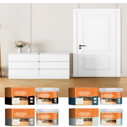 jakehoe 100g Water-Based Wood Furniture Decorative Paint, Wood Door Furniture Window Refinishing Multi-Color Water-Based Wood Paint, Available In White, Mint Green, Black, Reduces Usage And Saves Cost. Prevents Fading And Aging. Strong Adhesion, Won't Peel Off. Good Coverage, Can Hide Imperfections.