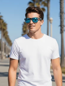 3 chiếc/1 chiếc Kính mắt thời trang in hình vuông Unisex, thích hợp cho sử dụng hàng ngày, thể thao, ngoài trời, đạp xe, lái xe - Nhiều màu - Xem 6