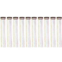Bộ 6 kẹp tóc lấp lánh, tóc nối đính sequin dài 23,6 inch, phụ kiện tóc chịu nhiệt, thích hợp cho phụ nữ, bé gái và trẻ em (Màu bầu trời sao) - Nhiều màu - Xem 13