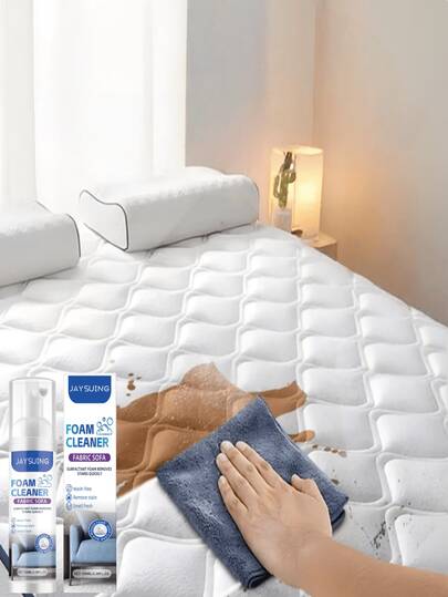 JAYSUING Multi-Purpose Liquid Fabric Cleaner And Stain Remover, Foaming Cleaner, Suitable For Cleaning Marker Stains, Footprints, Fruit Stains, Watercolor Pen Stains, Lipstick Marks And Daily Dirt. Also Suitable For Cleaning Clothes, Carpets, Curtains And Sofas Without Water. It Is An Excellent Gift For Friends And Family, Including Holiday Gifts, New Year Gifts And Birthday Gifts. (Random Shipment Of New And Old Versions.)