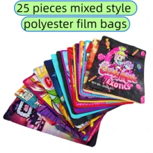 25pcs 1oz Anti-Tarnish Mylar Bags - Self-Standing Resealable For Earrings, Necklaces & Jewelry Storage - 彩色 - 查看 5