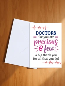 1 Set Doctor Cards - Thank You For Everything You Do, Expressing Your Heartfelt Gratitude, 4.1 Inches X 5.9 Inches, With Envelopes, A Unique Gift - Style 1 - View 15