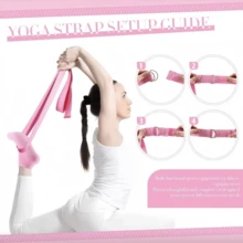 11/13 Piezas Juego de Aro de Pilates - Equipo de Fitness en Casa para Mujeres - Bandas de Resistencia para Glúteos, Pelota de Yoga Mini de 25cm, Calcetines de Yoga, Bandas Elásticas, Parches de Fuerza, Cuerda de Tracción con Bolsillo. Adecuado para Ejercicios de Piernas, Brazos y Muslos en Casa, Gimnasio, Deportes, Accesorios de Fitness, Juego de Yoga - Multicolor - Ver 6
