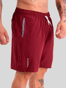 Men's Bermuda Shorts, Tactel Fabric With Elastane, Sporty, Beach, Men's Shorts, Swim Trunks, Running, Sports, Summer, Original - Vinhoo - Xem 5