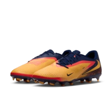 Nike Phantom 6 Low Academy FGMG 男款足球鞋 HQ2314-800 - 雷射橙/檸檬毒液-藍色虛空 - 查看 7