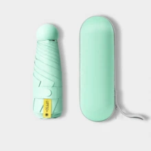 1/2pcs Mini Foldable Multi-Color Umbrella, Portable Pocket Umbrella, Multipurpose UV Protection Umbrella, Suitable For Sunny And Rainy Days, Travel, Outdoor Activities, With Plastic Handle,Spring Summer Picks,Brides Maid Gifts,Room,Bedroom Deccor,Bedroom Deccor,Beach,Travel,For Men,For Women,Vacation - Multicolor - View 28