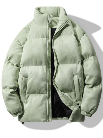 Women's Autumn/Winter Suede Fleece Thickened Warm Fashion Casual Padded Coat