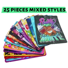 50pcs 1oz Mylar Resealable Bags - Self-Standing Odor-Proof For Small Business & Retail Packaging - Multicolor - View 6