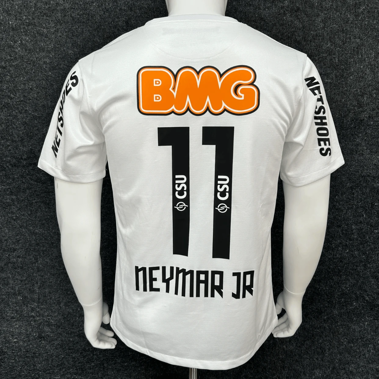 1213 Santos White Home Jersey Soccer Jersey Neyma.R 11 Short Sleeves Retro Jersey - 白色 - 查看 1