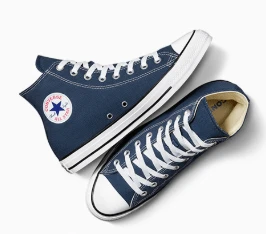 Converse Chuck Taylor All Star Classic High Sneakers M9622C – Timeless Navy Canvas High-Top Shoes - 藏蓝色 - 查看 3