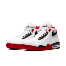 Nike FLIGHT LEGACY 男士滑板休闲鞋 BQ4212-100 运动鞋 - 白/黑-大學紅 - 查看 6