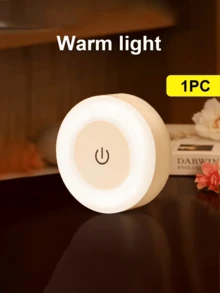 1 件 LED 触摸感应小夜灯，USB 可充电磁性壁灯，适用于房间、走廊、卧室、便携式小夜灯、户外花园灯。户外照明灯具 - 白色 - 查看 4
