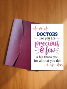 1 Set Doctor Cards - Thank You For Everything You Do, Expressing Your Heartfelt Gratitude, 4.1 Inches X 5.9 Inches, With Envelopes, A Unique Gift - Style 1 - View 7