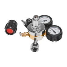 二氧化碳气瓶调压器 二氧化碳减压器 饮料啤酒用 W21.8 双表头调压器测量仪器 - 黑色 - 查看 4