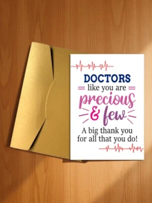 1 Set Doctor Cards - Thank You For Everything You Do, Expressing Your Heartfelt Gratitude, 4.1 Inches X 5.9 Inches, With Envelopes, A Unique Gift - Style 1 - View 9
