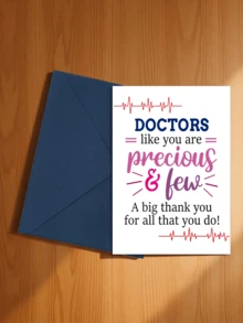 1 Set Doctor Cards - Thank You For Everything You Do, Expressing Your Heartfelt Gratitude, 4.1 Inches X 5.9 Inches, With Envelopes, A Unique Gift - Style 1 - View 22