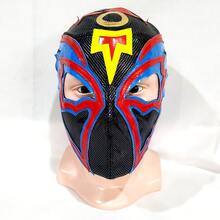 Máscara Semi profesional de Lucha Libre, Lucha Libre Mexicana, Mascara de Lucha - Marrón Mocha Titan - Ver 1