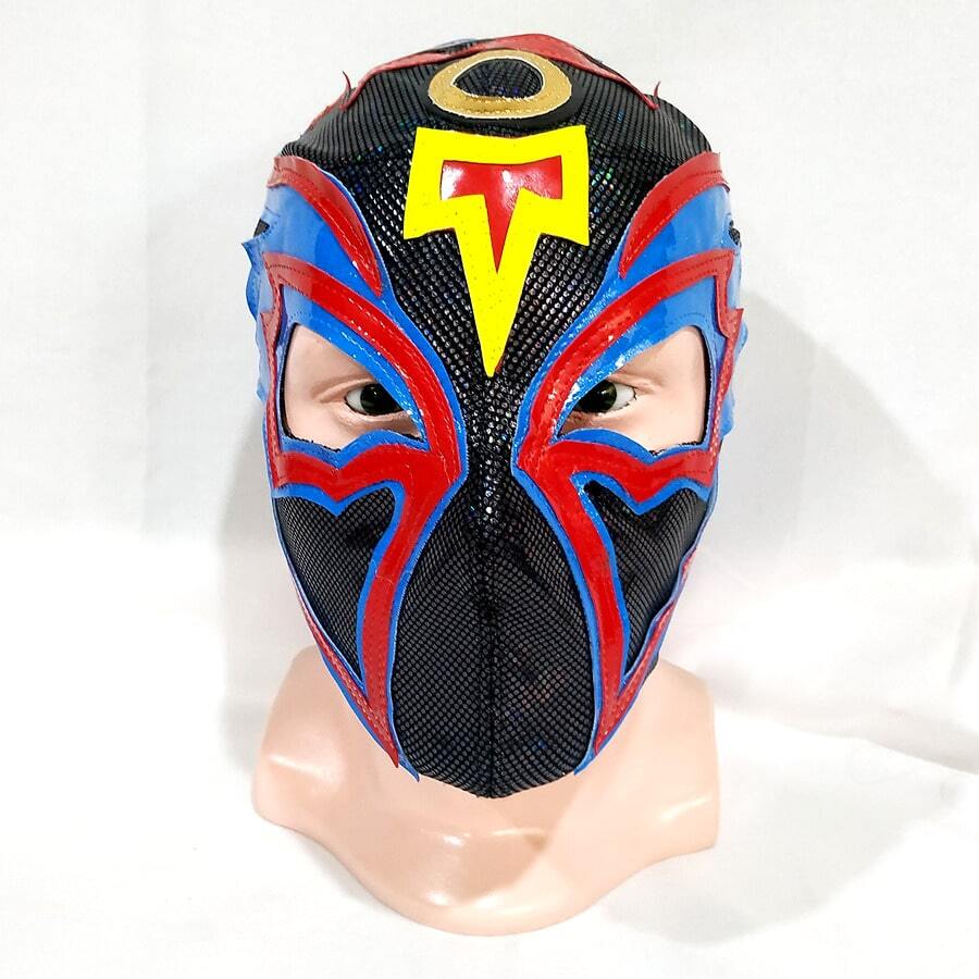 Máscara Semi profesional de Lucha Libre, Lucha Libre Mexicana, Mascara de Lucha - Marrón Mocha Titan - Ver 1