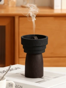 这款简约的双色树脂香炉是客厅和家庭办公室的理想之选，为现代家居装饰和香氛角落增添时尚氛围。它可用于家居装饰、办公室、节日和瑜伽工作室装饰以及香薰疗法。此外，它还可以作为客厅装饰品、返校礼物、毕业礼物、纪念品、情人节礼物、送给女性的礼物以及结婚礼物。 - 彩色 - 查看 7