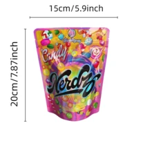 1 Pack Of 25pcs  Mixed Random 1oz(28g) PVC Mylar Resealable Jewelry Bags, Self Standing Sealed Bag, Vacuum Packaging Bag ,Jewelry Storage Bags, Food Preservation,Jewelry Display Bags, To Prevent Oxidation And Tarnish, For Storing Earrings, Necklaces, Jewelry, Small Gifts, Party Favor Bags 25pcs Random Patterns, Grass Bags, Plastic Packaging Bags, Grass Storage Bags, Candy Packaging, Resealable Bags, Ziplock Bags, 3D Bags, Polyester Film Bags, Vanilla Bags, Odor Proof Bags, Waterproof Bags, Storage Bags, And Sealed Bags,25 Mixed 20g Polyester Film Bags, Plastic Bags, Odor Proof Bags, Patterned Mailer Bags, Resealable, Suitable For Gift Packaging Of Candies, Cookies, Parties, Retail Products, And Small Handicrafts - 彩色 - 查看 2