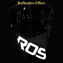 1个三合一多功能大容量防水自行车后架鞍包，后座行李包，自行车包配件，自行车后架包，可调节肩带，牛津布材质，反光安全条，斜挎包，是骑行者和户外运动爱好者的绝佳礼物，适用于山地车、公路车、长途骑行旅行探险 - 彩色 - 查看 12