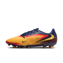 Nike Phantom 6 Low Academy FGMG 男款足球鞋 HQ2314-800 - 雷射橙/檸檬毒液-藍色虛空 - 查看 1