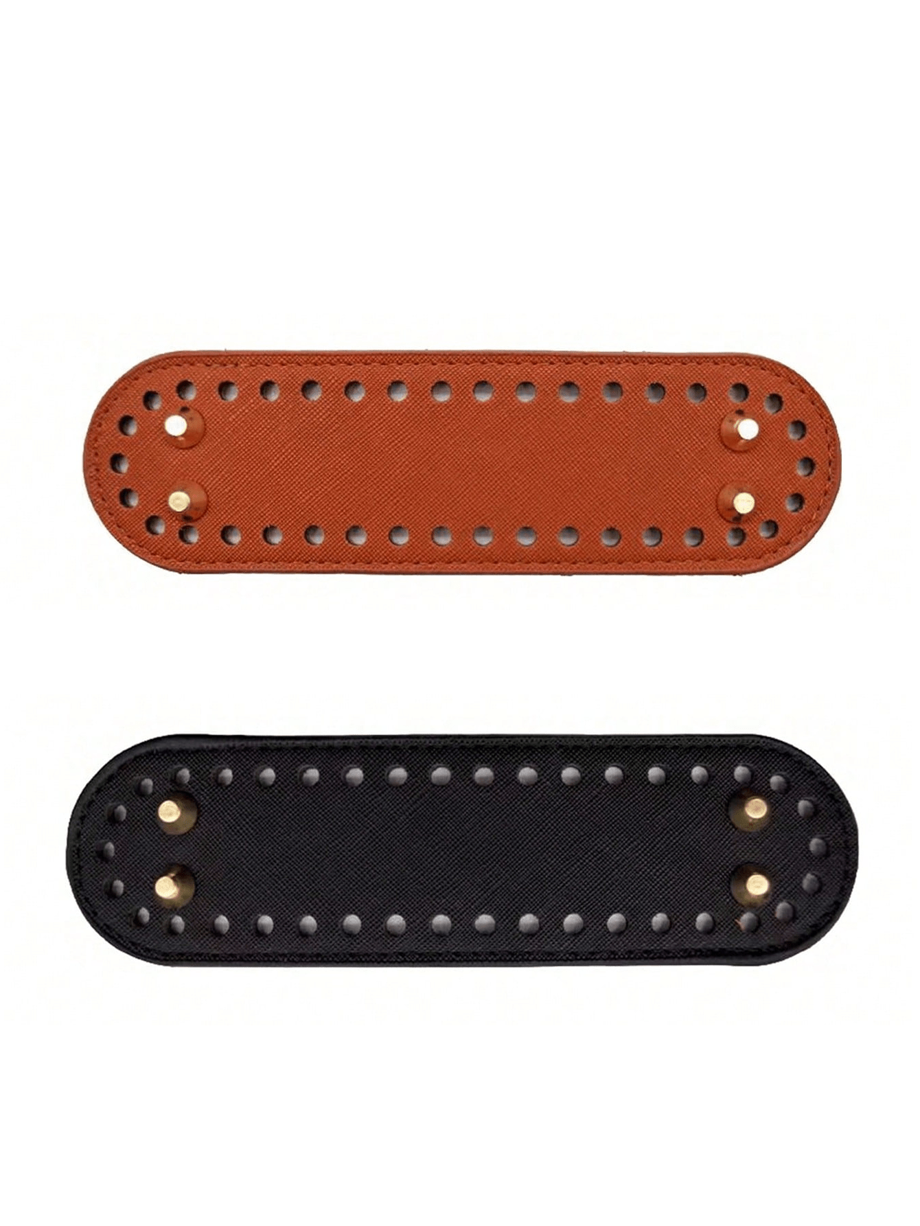 PU材质包底，DIY五金皮革配件，椭圆形包底衬垫，透气手提包底，斜挎包编织包底，7*2英寸，适合DIY包包配件底座，男女日常使用，轻巧便携，方便通勤。 - 彩色 - 查看 25