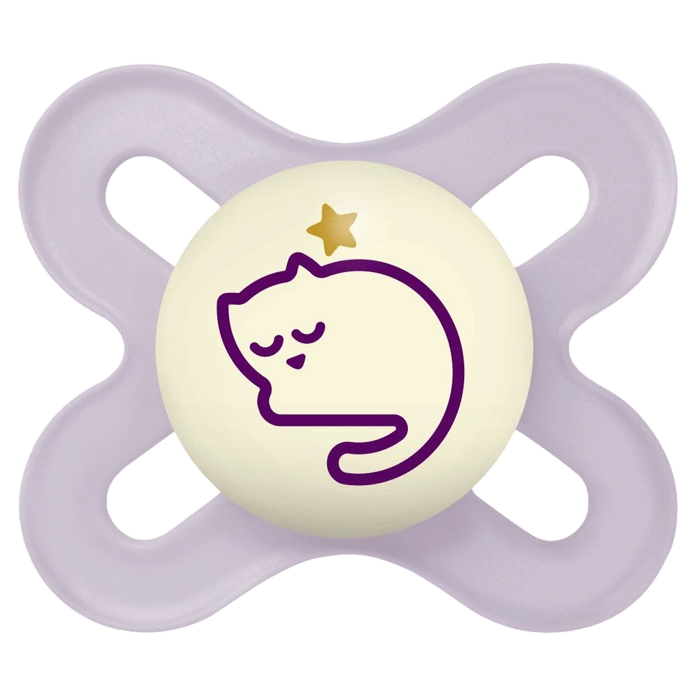 Original Start Night Pacifier 0-2 Months - Lilac - View 1