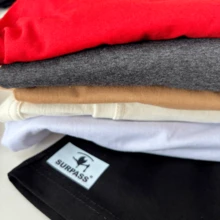 SURPASS camiseta personalizada estampada de algodão macio confort roupa masculina london - Vermelho - Visão 4