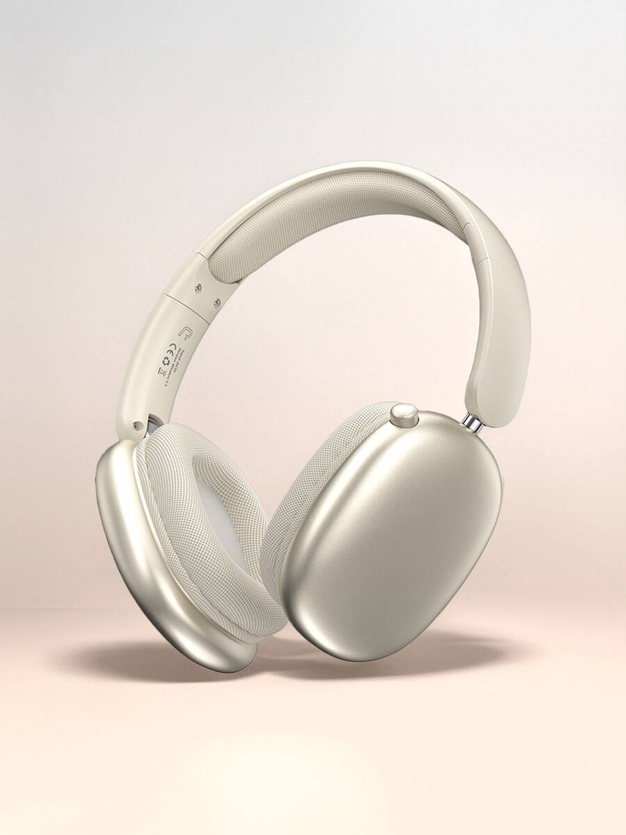 Wireless Headphones With Deep Bass, Lightweight And Foldable Design, Built-In Microphone, Compatible With 3.5mm Audio Cable, Stereo Sound, Suitable For Travel, Work, Laptops, And Mobile Phones. Wireless Gaming Headphones For IOS, A Top Choice For Christmas And Birthday Gifts. - 卡其色 - 查看 1