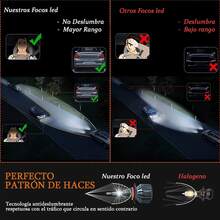 Kit 2 Bombillas LED Faros Delanteros 2 Chips Diodos H7 H    8/H9/H11 HB3/9005 HB4/9006 | Luz Blanca 24000LM 6000k | Autos SUV Camioneta Motocicletas Universal Impermeable Fácil Instalacion Super Brillante Alta Potencia Vmingo Mexico - K40 H7 - Ver 5