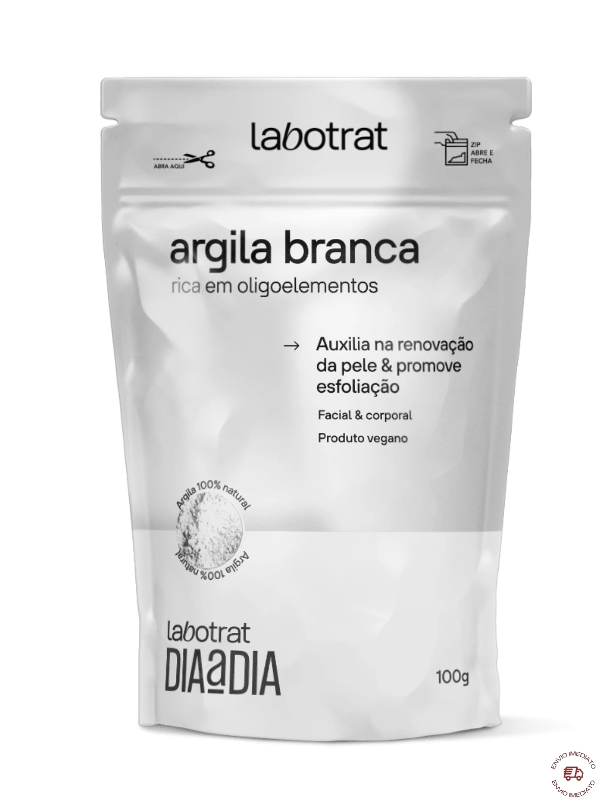 LABOTRAT Clay Facial Mask Skin Care 100g - White/Pink/Black/Green - White Clay - View 1