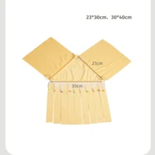 Small Animal Hideaway House For Hamsters, Rabbits, And Guinea Pigs, Four Seasons Universal, Triangle Tassel Shelter, Forest Pattern, Bunny Bed Hammock Swing, Bottomless Nest With Fringe For Corner Covering Guinea Pig Hide Corner Fleece Sleeping Bed Cozy Hamster Hammock Guinea Pig Cage Accessories Peekaboo Toys For Flying Squirrels