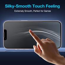 XINHONGYU 2pcs Matte Privacy Screen Protector Film, Compatible With Iphone 17 Pro Max Series, 2.5D Full Coverage Anti-Glare Matte Ceramic Screen Protector (Gaming Version), Anti-Fingerprint, Fit For X/XR/11/12/13/14/15/16/17/17 Air/17 Pro/17 Pro Max Full Series - 2pcs - View 3