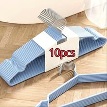 10/20pcs Non-Slip Clothes Hangers, 41cm Adult Upgraded Seamless Design, Multifunctional With Grooved Shoulders, Firm Grip - Durable Essential For Home And Dorm, Suitable For Adult And Children Clothing - Multicolor - View 19