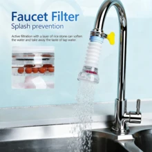 360° Twist Kitchen Sink Aerator, Dual-Function Sink Sprayer Attachment, Faucet Replacement Part 55/64'' Female Thread, ChromeFaucet Filter Set - Water Faucet Extenders 360 Rotating, Adjustable Water Purifier For Sink (0.83 X 2.6 X 1.85), Easy To Install And Store, Reduce Water Waste, Good For Kitchen And Bathroom - Multicolor - View 2