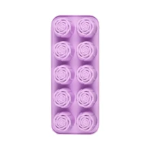 3PCS Flower Molds Silicone, Rose Chocolate Candles Silicone Mold Soap Mold Cake Mold - Multicolor - View 9