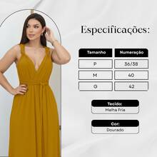 Women's Long Dress - Multiple Ways To Wear - Tie Detail - Infinity Style - Perfect For Parties, Graduations, Weddings, Christenings - 金色 - 查看 3