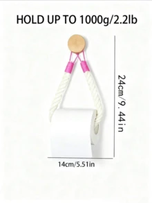 1 PIEZA Toallero - Estante de toallas de montaje en pared creativo para baño y cocina, organizador colgante ahorra espacio con ventosa/fijación de tornillo, decoración rústica de granja pastoral para el hogar, toallero resistente al agua para cualquier pared