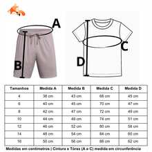 Kit 6 Peças De Conjunto Infantil Para Menino Adolescente De Verão Estampado Confortável - Multicolorido - Visão 9